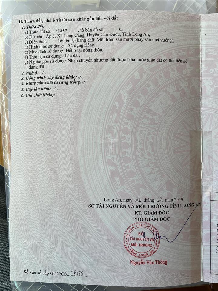 Cần bán nền góc 2 mặt tiền 160m2, kdc liền kề khu công nghiệp 2,5tỷ, sổ hồng riêng chính chủ