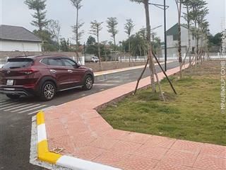 Bán đất lô góc vỉa hè view sát mặt hồ đại lải 80m2 full thổ cư về hà nội 30p