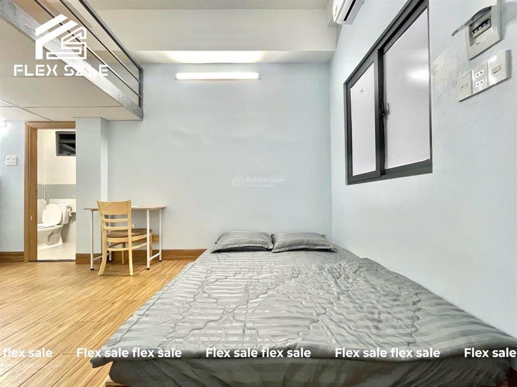 Phòng chdv full nội thất 25m2 có gác  gần hutech, ngoại thương, văn lang  quận bình thạnh.