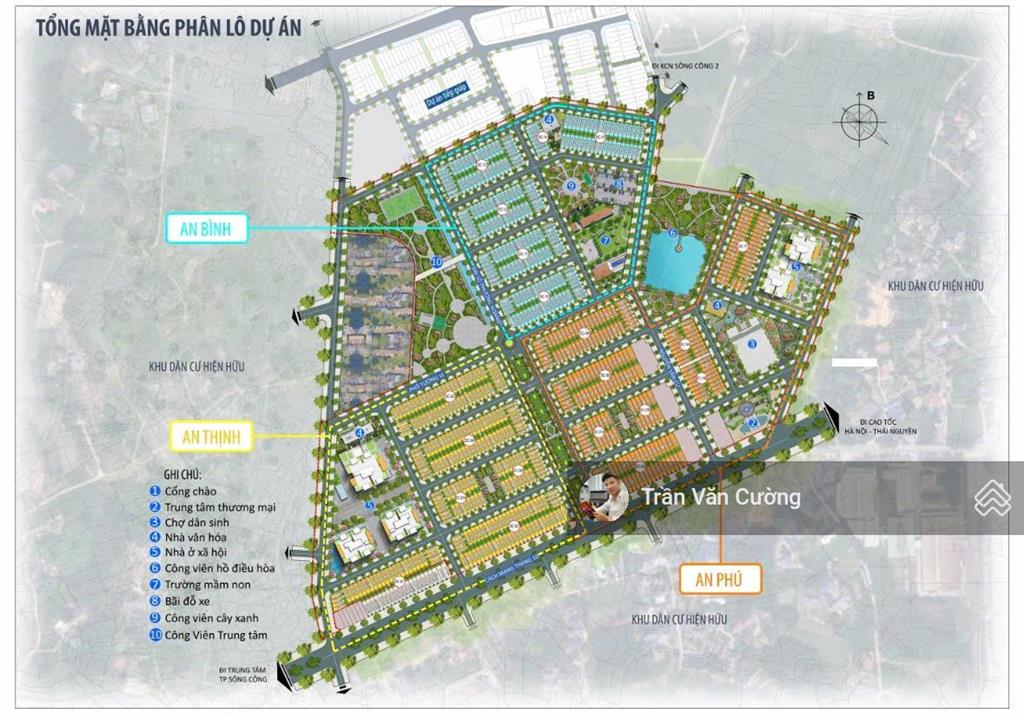 Bán lô đất cầu trúc sông công, thái nguyên, diện tích 105m2 giá bán 1,65 tỷ, vị trí tuyệt đẹp
