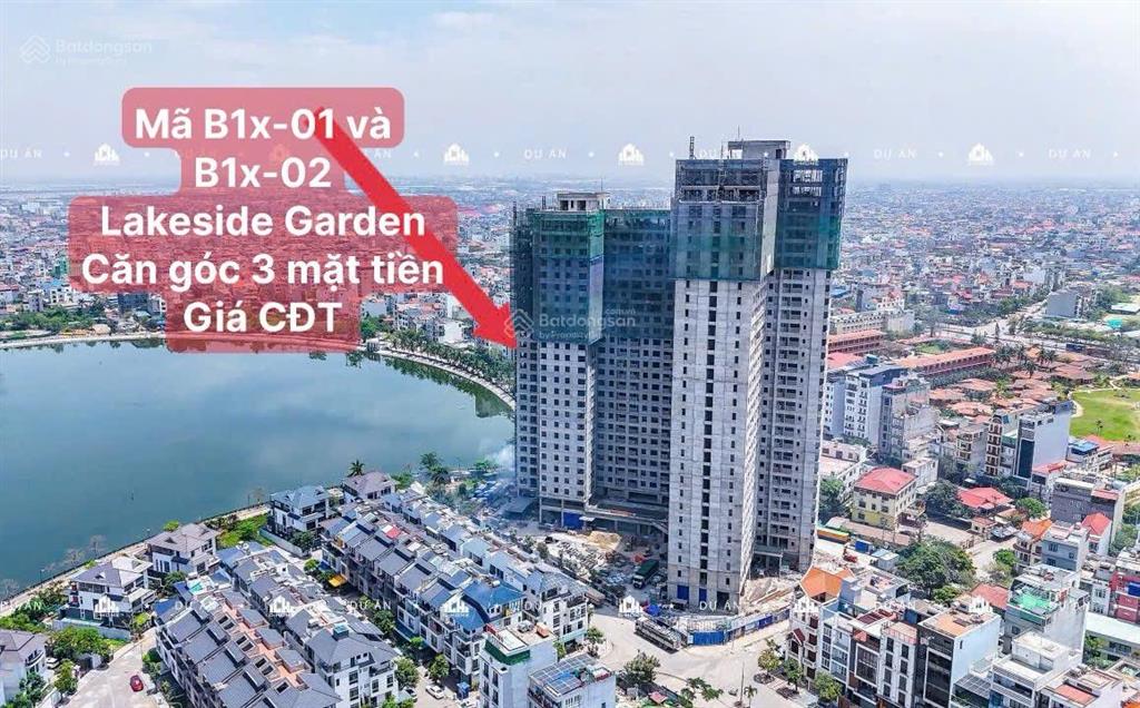 Chỉ 2,69tỷ căn hộ 2pn, 3pn dt 70m2, 80m2, 150m2 lakeside garden view hồ phương lưu vốn từ 800tr