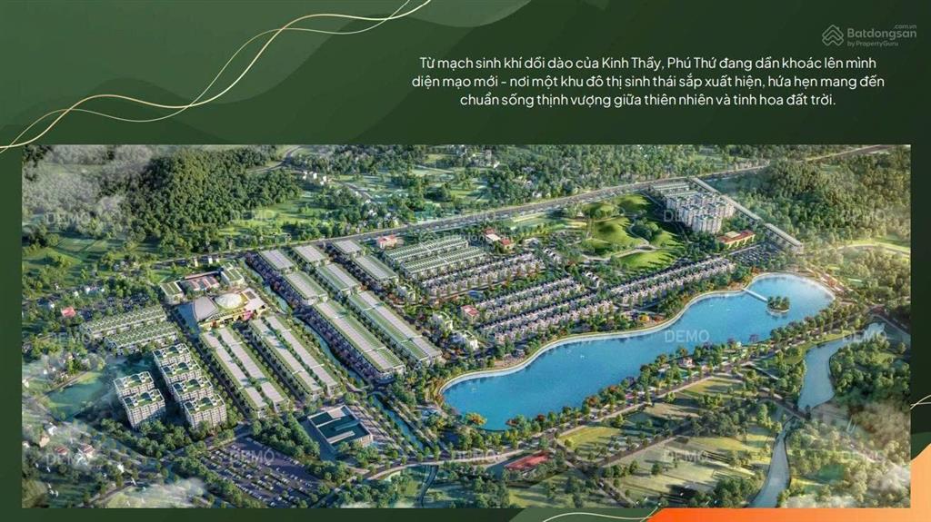 Tin được không 15,5tr/m2 đất sổ đỏ 90m2 đường 17m  cạnh hồ 5,5ha  phú thứ park hill  hp vay 70%