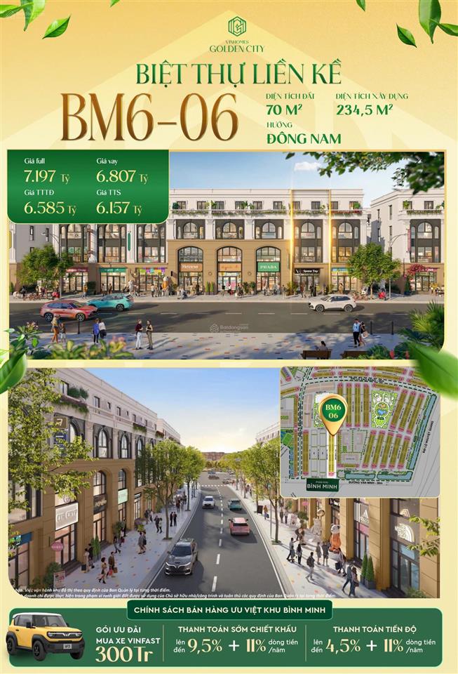 Vốn 1,5 tỷ có mặt đường 78m (vành đai 2) nhà 65m2  4 tầng vin dương kinh kinh doah tốttts 6,3 ty
