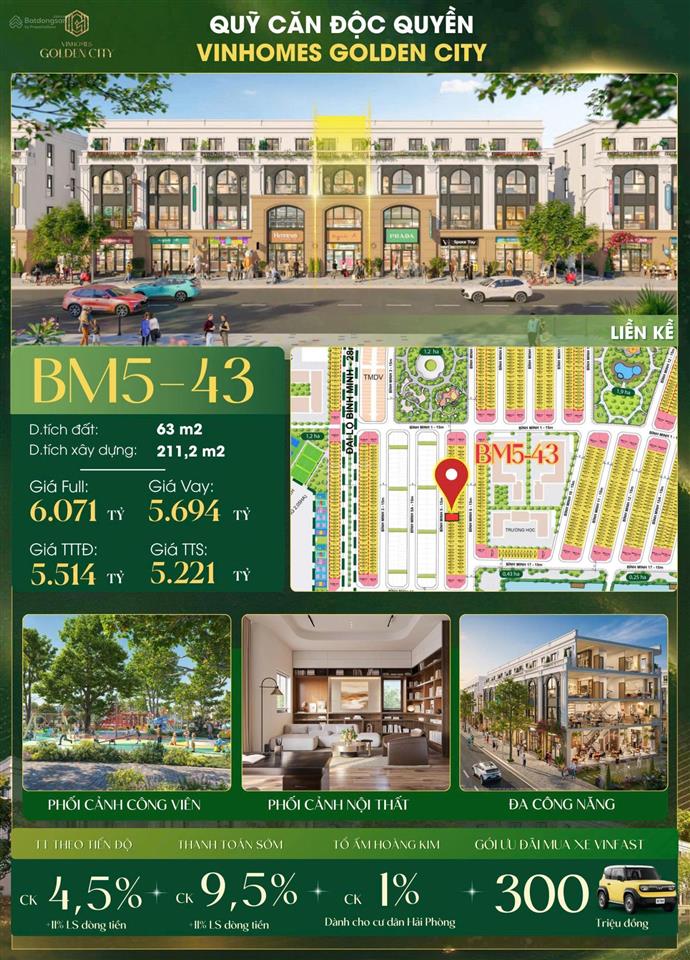 Vốn 1,5 tỷ có mặt đường 78m (vành đai 2) nhà 65m2  4 tầng vin dương kinh kinh doah tốttts 6,3 ty
