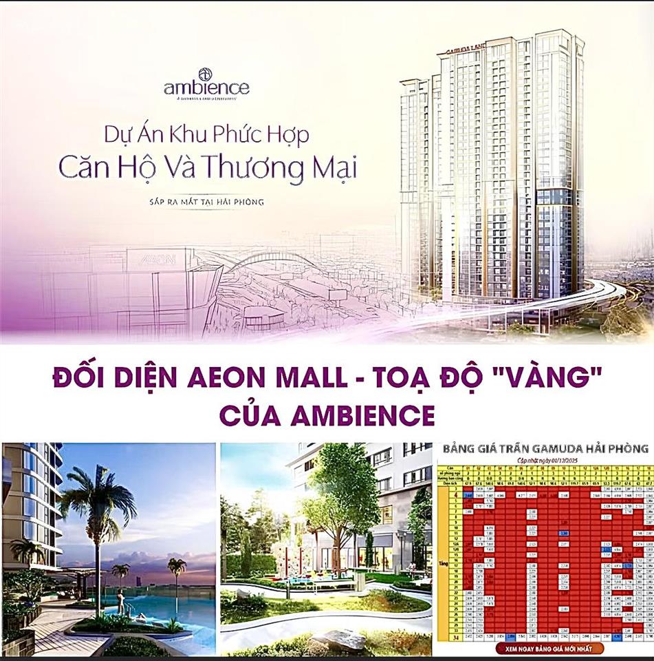 Căn hộ gamuda view aeon mall 1pn  54m2  vốn 350 triệu ambience tiêu chuẩn 5 sao malaysia