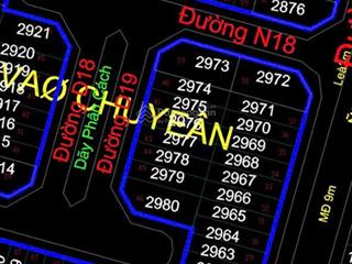 Kdc nam sài gòn  long hậu. chủ gửi bán 1 nền đường n18 (lộ giới 17m)  diện tích 95m2. giá 2tỷ150