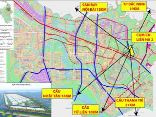 Bán 1000m2  20.000m2 đất sx công nghiệp tại đông anh, hà nội