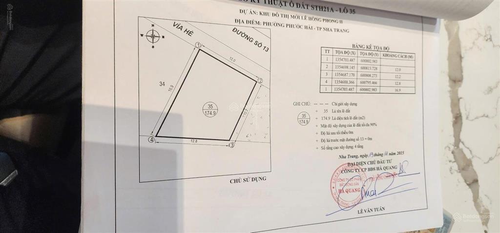 Bán siêu phẩm lô góc 3 mặt tiền đường số 13 kđt lê hồng phong 2. (ôm trọn công viên)