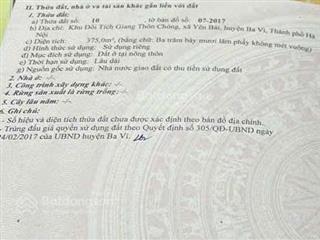 Bán lô đất 375m² đỉnh đồi view hồ tuyệt đẹp dự án thang mây, ba vì, hà nội