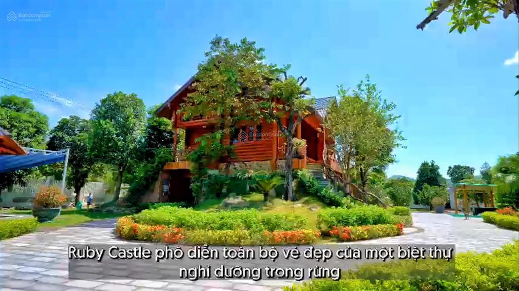 Cho thuê biệt phủ ruby castle đại lải 3.288m², đối diện khu nghỉ dưỡng 5 sao flamingo