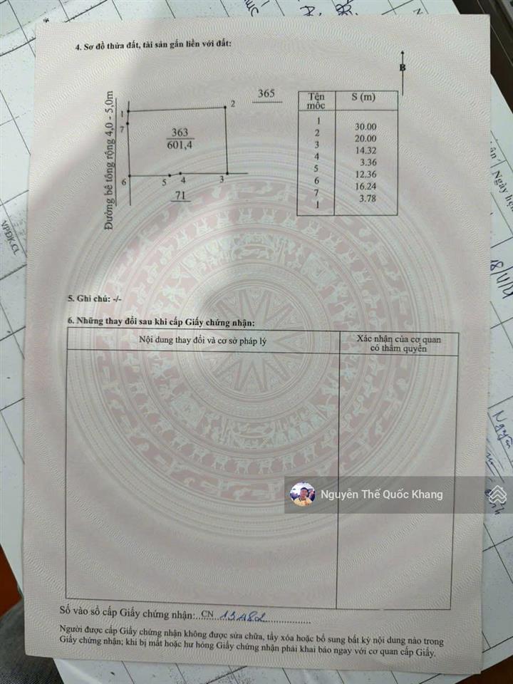 Bán đất tại suối cát, cam lâm, khánh hòa, 1,5 tỷ, 150m2