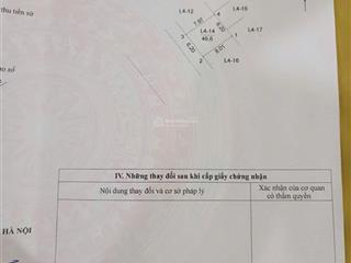 Bán liền kề kđt mỗ lao kinh doanh tốt  vị trí vàng  đầu tư hấp dẫn  50m2 mt 6.2m giá bán 19 tỷ