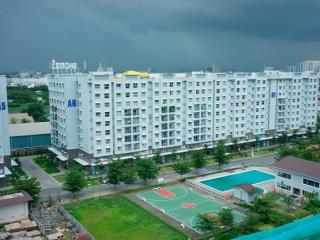 Cần bán căn hộ ehome 3 q bình tân diện tích 50m thiết kế 2 phòng ngủ, 1wc sổ hồng