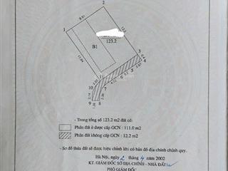 Bán mảnh đất triều khúc dt 123m2, mt 8m, ô tô, ngõ thông, xây ccmn đẹp, giá 19 tỷ