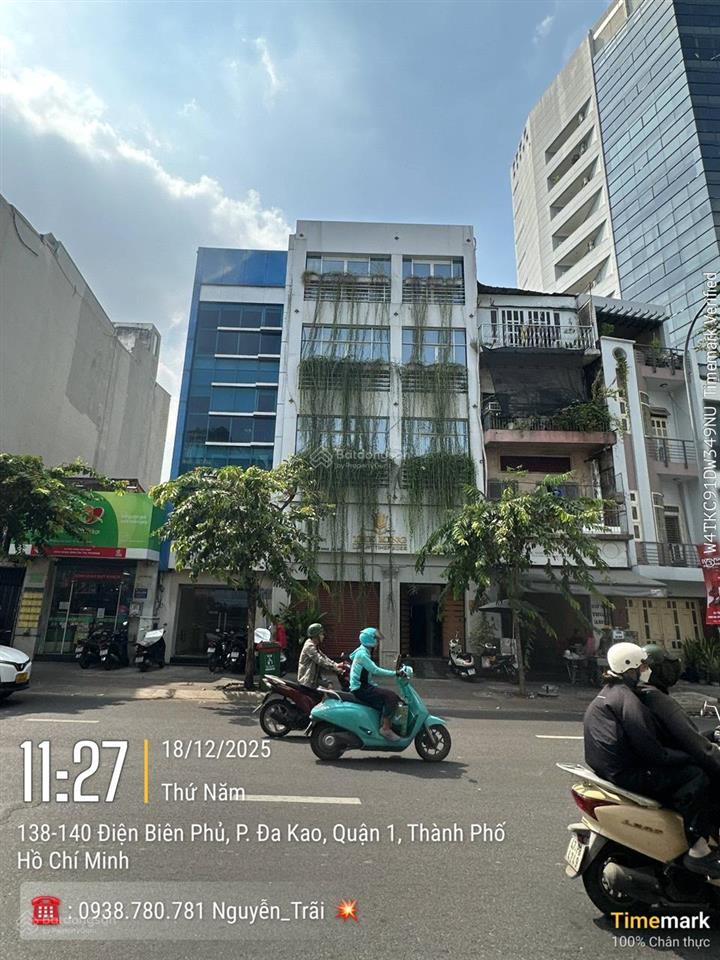 Mặt tiền đinh tiên hoàng, quận 1 (ngang 6.9 x 20m) 5 tầng, thu nhập trên 720tr/ năm. giá chốt 35 tỷ