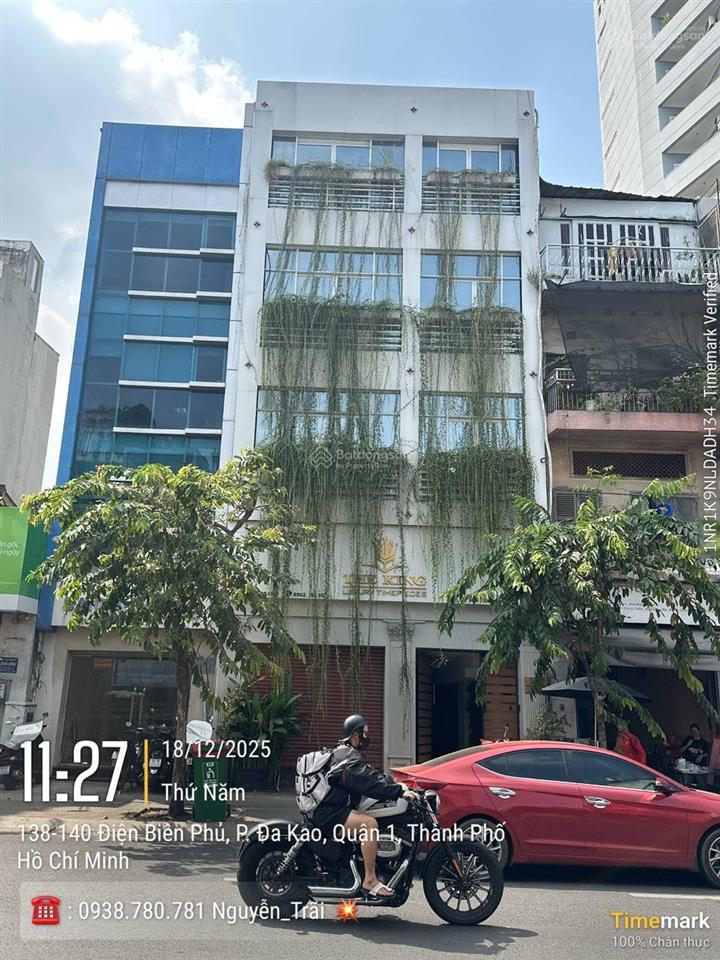 Mặt tiền đinh tiên hoàng, quận 1 (ngang 6.9 x 20m) 5 tầng, thu nhập trên 720tr/ năm. giá chốt 35 tỷ