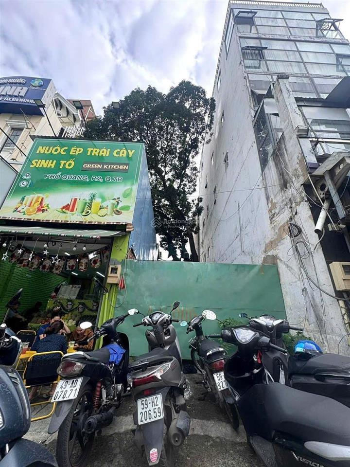 (new) đất 2 mặt tiền đường phổ quang khu v.i.p phường 2 tân bình  88m2  tiện xây mới  20.95 tỷ