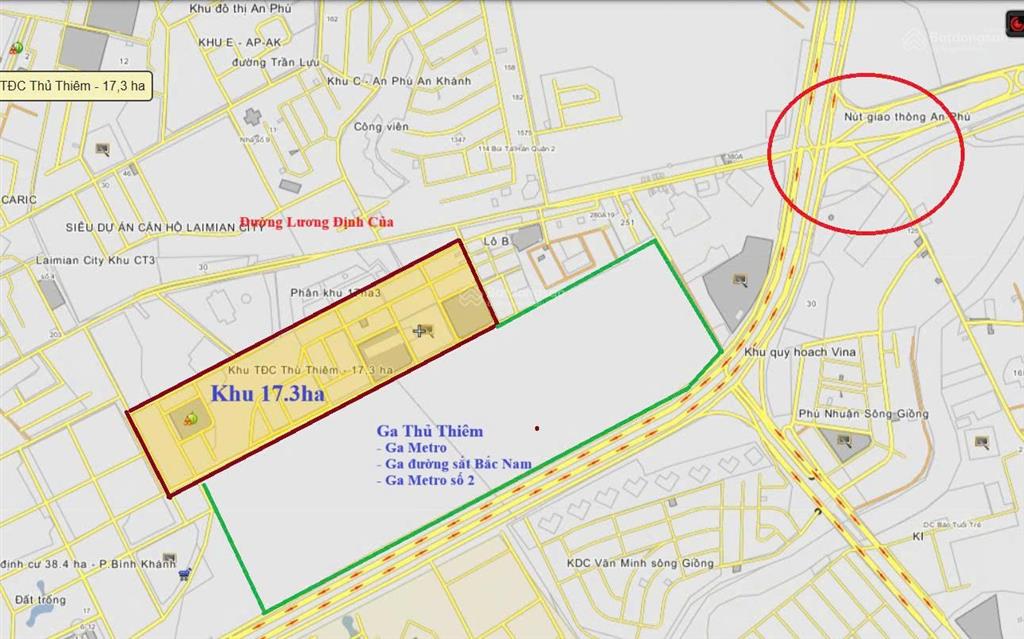 Hiếm, đất trung tâm an phú kdc văn minh, q2. dt 6x18m đối diện ga thủ thiêm dư địa tăng giá cao