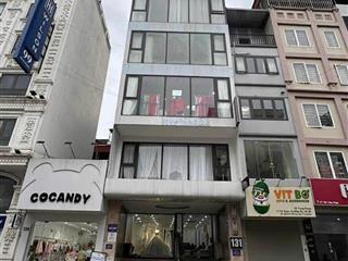 Cho thuê mbkd phố huỳnh thúc kháng  đống đa, dt 100m2 x 4 tầng, mt 4 m, giá 100tr, thông sàn, pccc