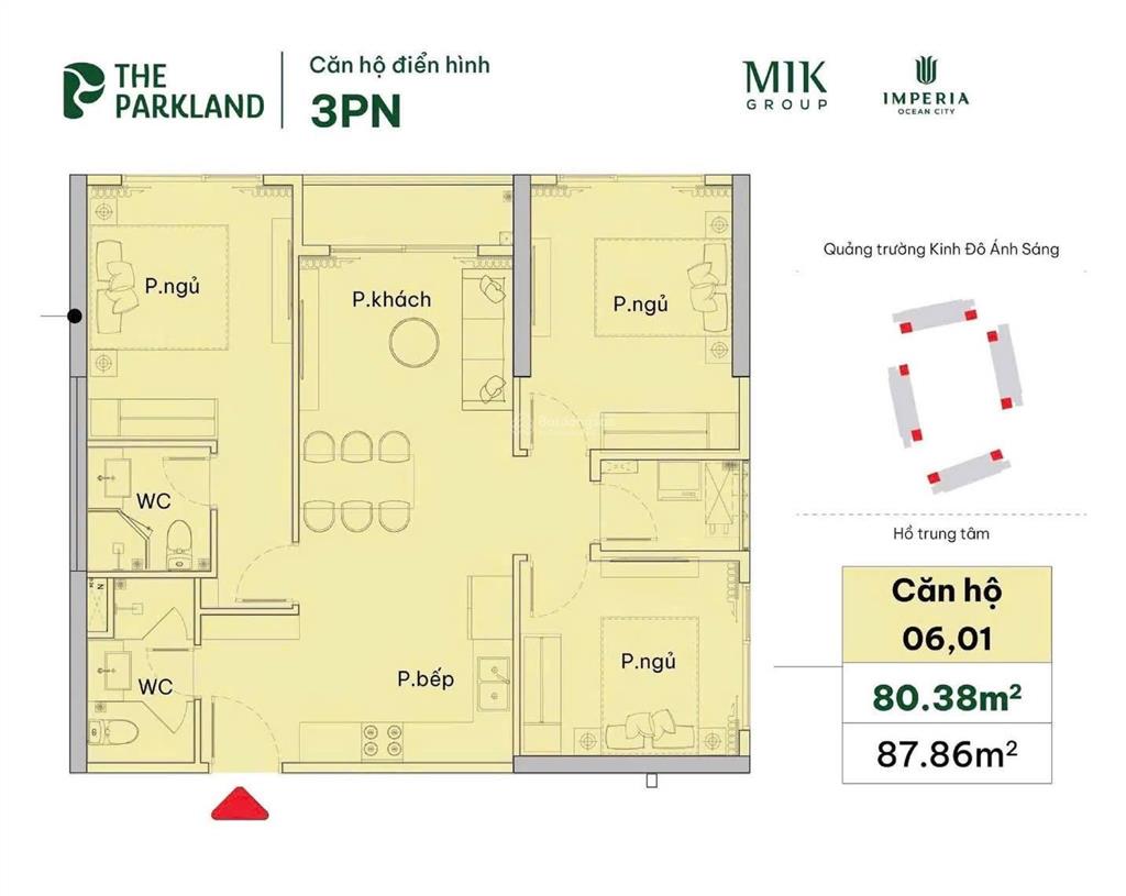 Tổng hợp chính sách bán hàng và layout chi tiết các loại hình căn hộ the parkland  mik group