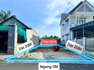Chủ ngộp gửi bán lô đất 100m2 giá 520 triệu ngay trung tâm thị xã trảng bàng, gần chợ trảng bàng