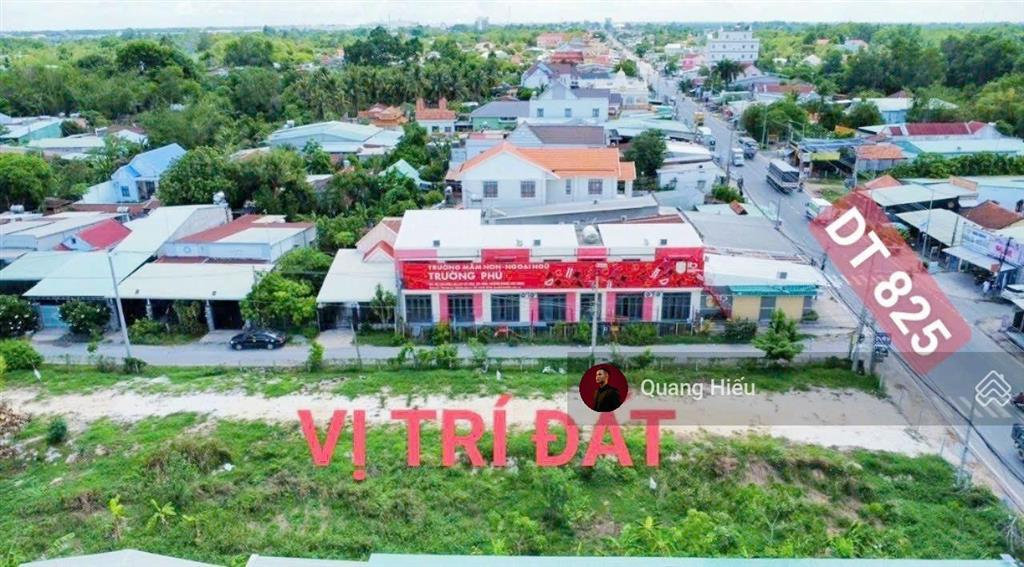 Bán lô 80m2 mặt tiền đường nhựa 7m 1 sẹc đt 825, p. an hoà thị xã trảng bàng, giá 450 triệu