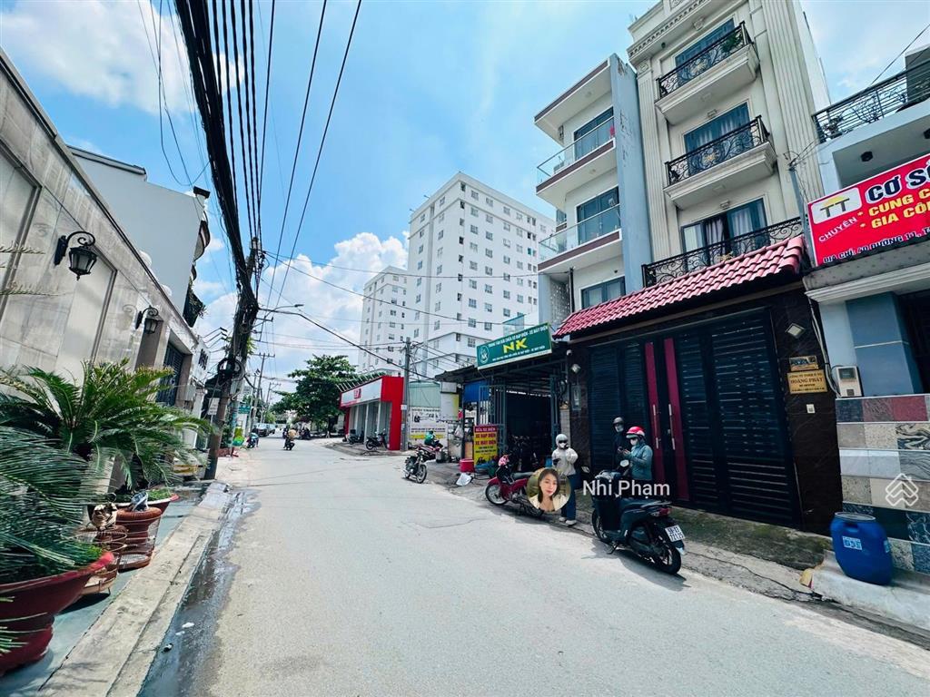 5x21m bán đất tặng nhà 2 tầng mặt tiền kinh doanh đường số 12, trường thọ, ngay ga metro bình thái