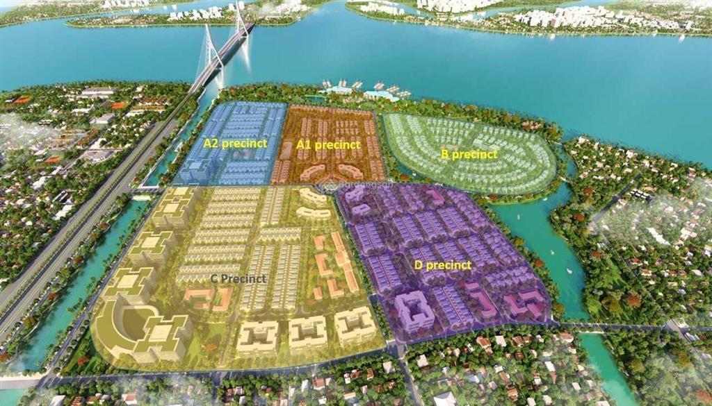 Bán nền biệt thự góc mặt tiền sông đồng nai