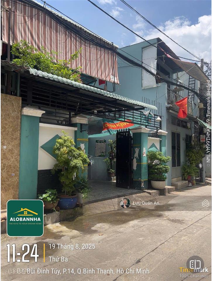 Bán nhà hẻm xe hơi bùi đình túy 110m2, ngang 6,6m cực hiếm hợp làm văn phòng kdchdv giá 11,5 tỷ tl