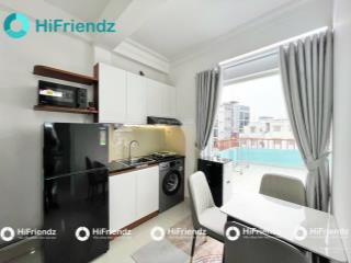 New 100%| căn hộ 2pn 60m2 ban công sân vườn, thang máy, full nt, gần cv lê văn tám, chợ tân định