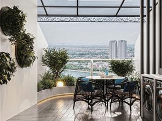 Chính chủ bán căn siêu hiếm. 91m2 có sân vườn, 2pn  1vs. cửa tb ban công đb full nội thất thiết kế