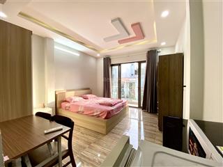 Cho thuê căn hộ studio ban công, full nội thất, ngay vòng xoay điện biên phủ, ngã tư hàng xanh