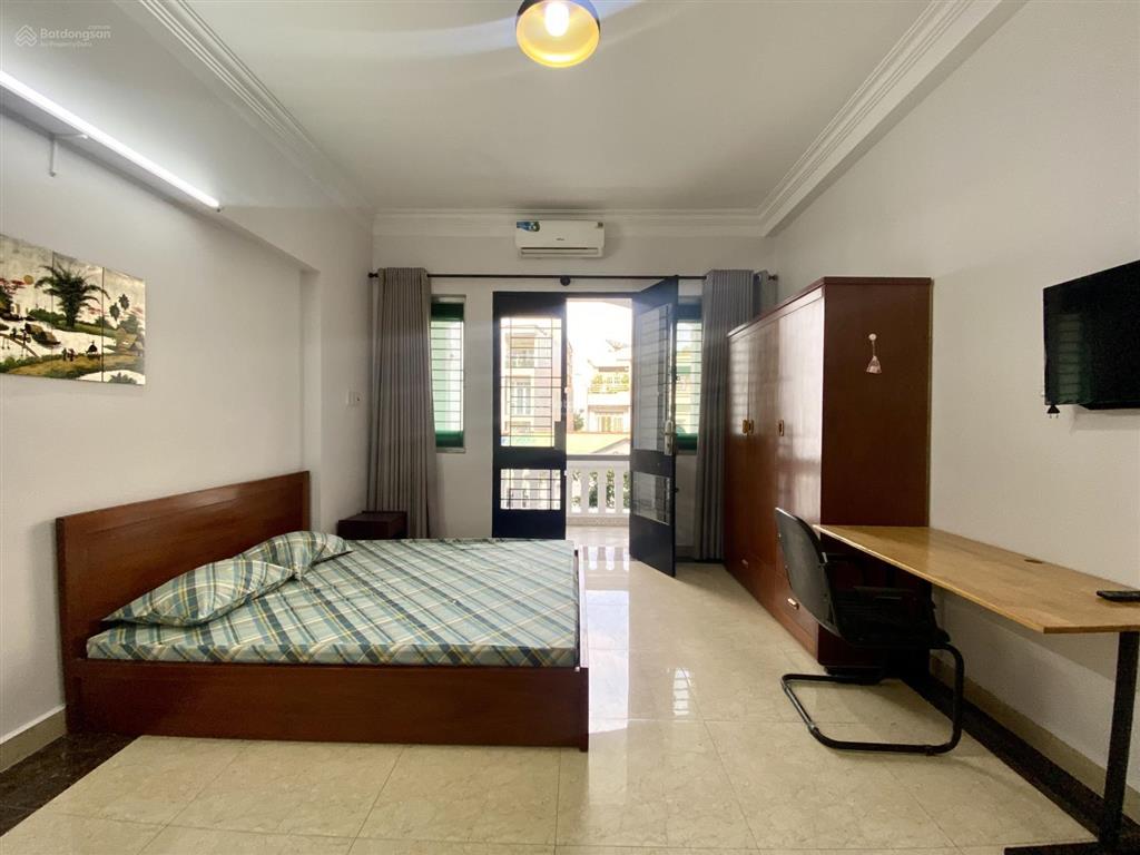 Cho thuê căn hộ full nt, ban công rộng, ngay công viên lê văn tám, vòng xoay điện biên phủ