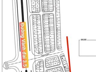 Bán lô 53.7m2 giá tốt trục xương cá vài bước chân ra đường vành đai 3.5 không có lô thứ hai
