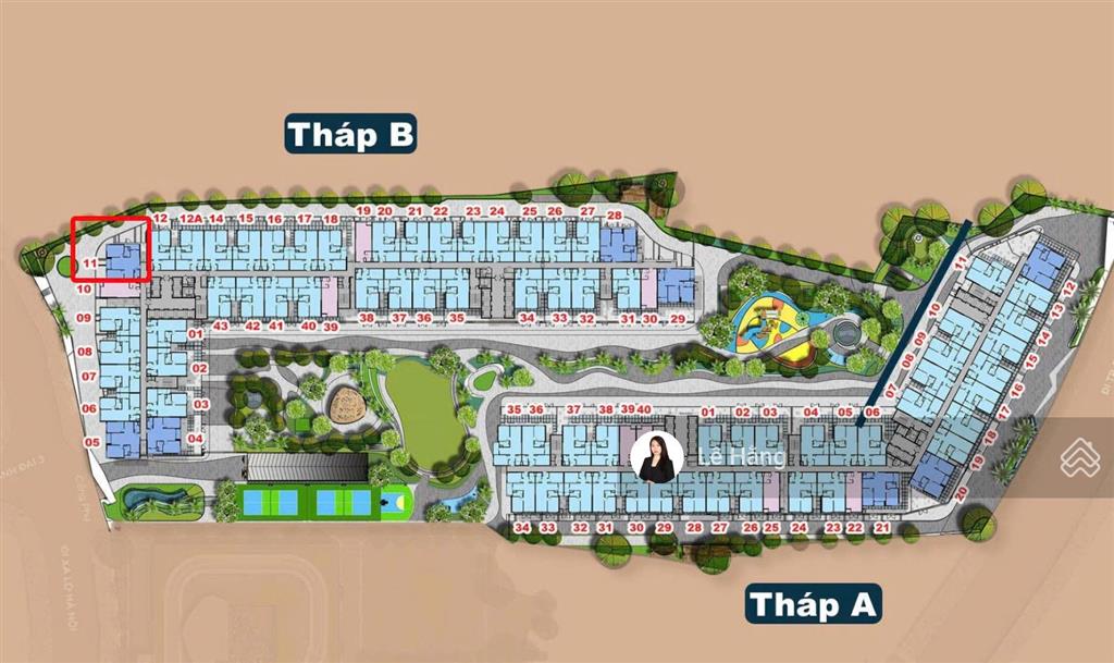 Căn góc 75m2 the gió riverside