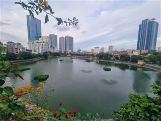 Bán nhà mặt phố phạm huy thông, dt 52m x mặt tiền 9m, view hồ ngọc khánh, 45 tỷ đồng