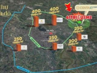 Biệt thự vip vị trí đẹp giá gốc cđt tại dự án centa rvs, nh hỗ trợ 70%, ân hạn tới 18t, miễn 24t dv