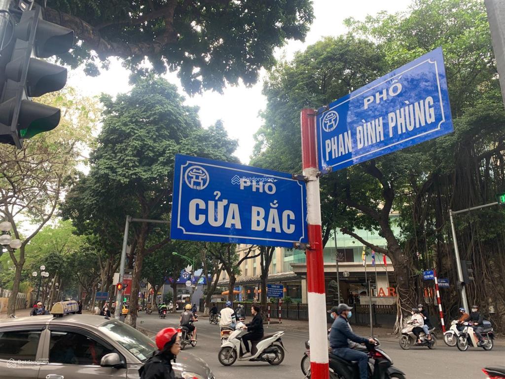 Mặt phố gần ngã tư cửa bắc phan đình phùng 135m2 5 tầng 80 tỷ,  a hà 0936 168 ***