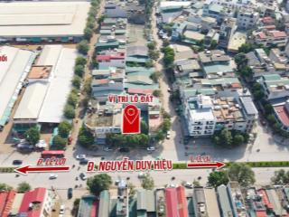 Bán lô đất mặt đường lớn nguyễn duy hiệu. đang sẵn nhà cho thuê