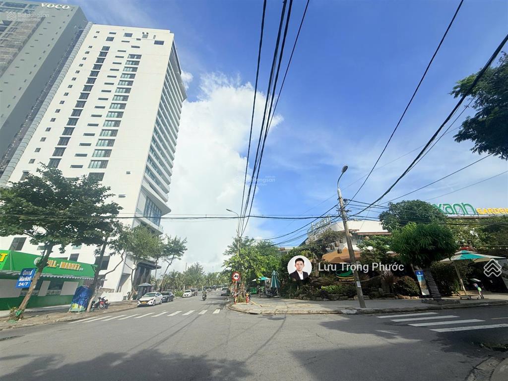 Đất biển diện tích lớn 1.650m²,2 mặt tiền,ngay sau võ nguyên giáp,dòng tiền 120tr/tháng