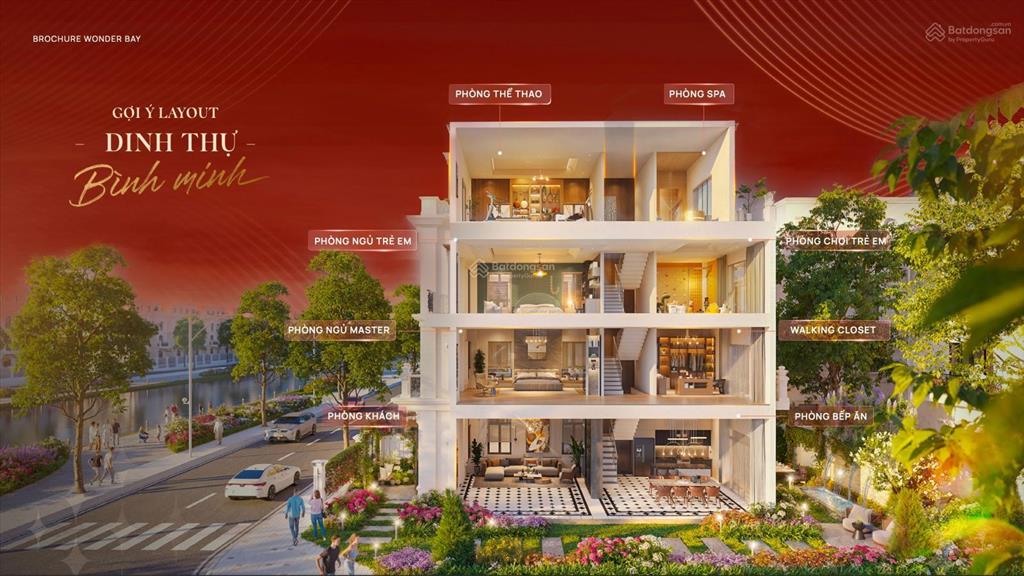 Bán biệt thự bình minh  view sông  hướng đẹp  đẳng cấp bậc nhất đp  228m2  84 tỷ