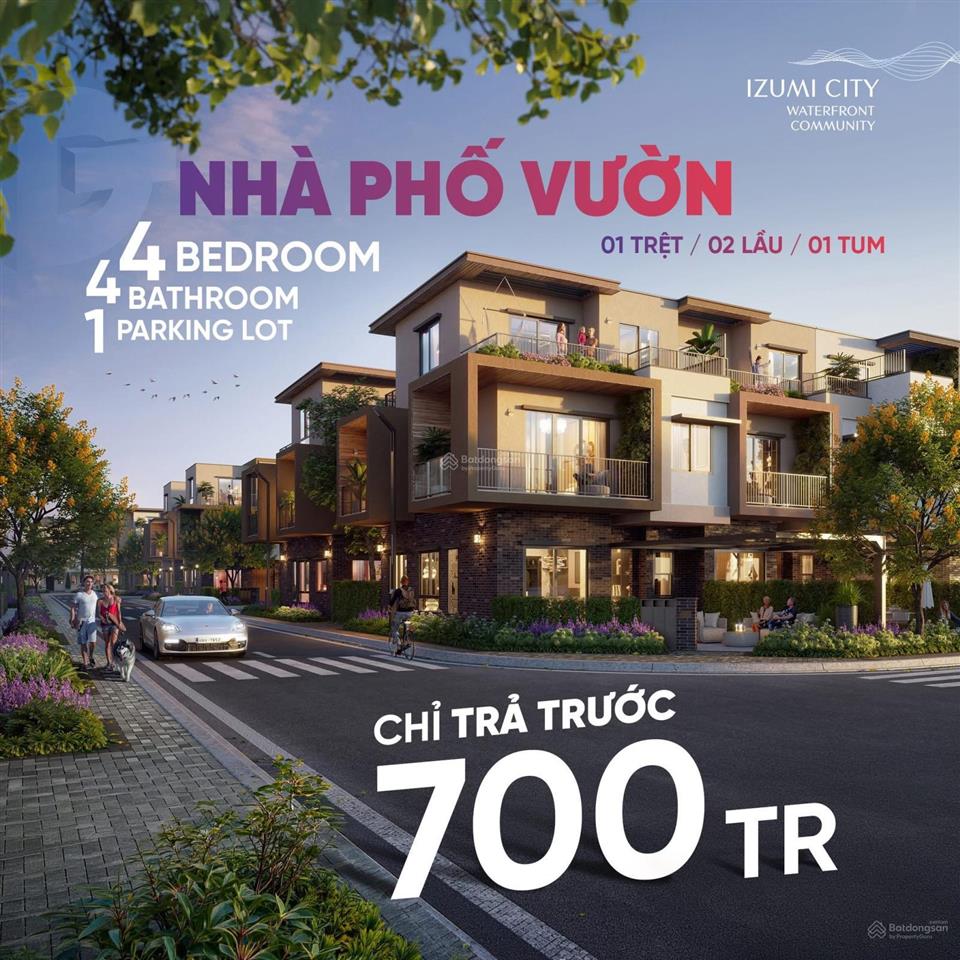 Mua trực tiếp từ nam long, nhà phố 2 mặt tiền khu canaria mới nhất izumi city. t. toán từ 12  36th