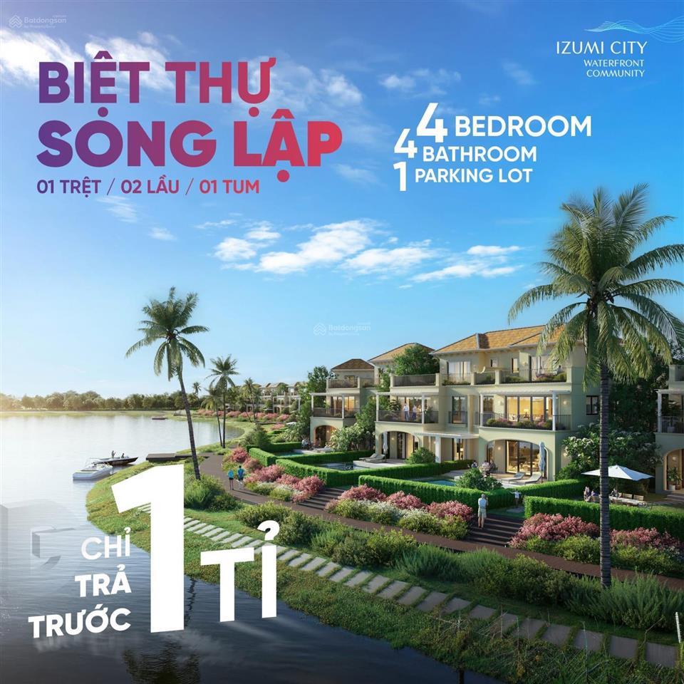Mua trực tiếp từ nam long, nhà phố 2 mặt tiền khu canaria mới nhất izumi city. t. toán từ 12  36th