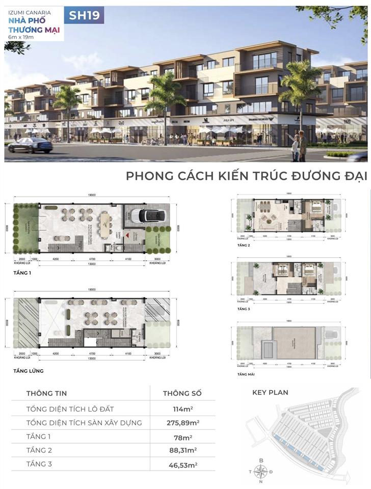 Mua trực tiếp từ nam long, nhà phố 2 mặt tiền khu canaria mới nhất izumi city. t. toán từ 12  36th