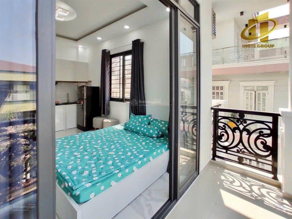 Cho thuê căn hộ studio 38m2, bancong đầy đủ nội thất gần cầu ông lãnh quận 4