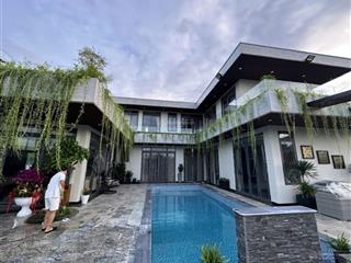 Biệt thự sân vườn hồ bơi 1200m2 giá 38 tỷ full nội thất vào ở ngay tiện nghỉ dưỡng huyện bình chánh