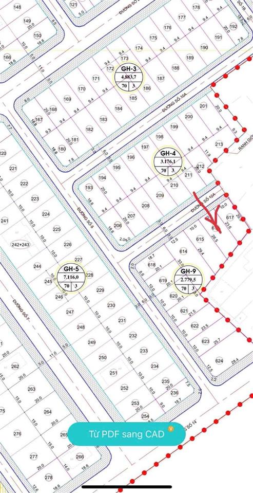 2 mặt tiền = 247.5m2 đất đấu giá dự án anh dũng, bìa đỏ cá nhân, có hỗ trợ ngân hàng