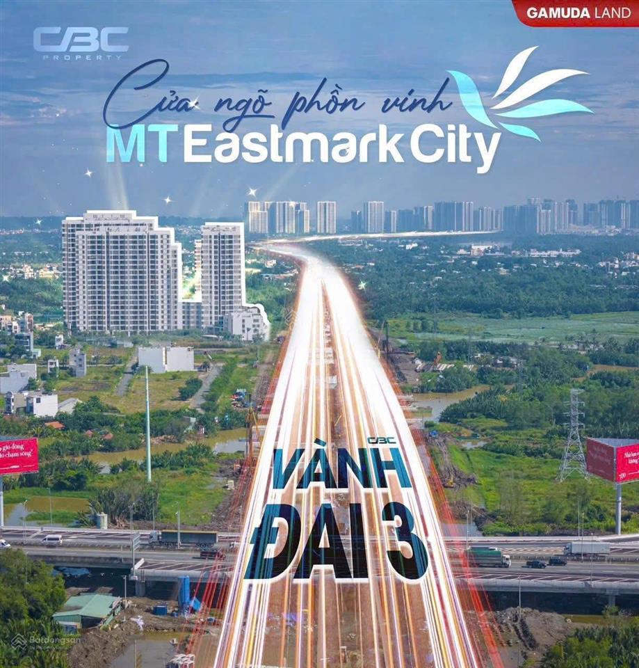 Bán căn hộ mt eastmark city, vành đai 3, tp. hcm  3,1 tỷ / 65m2 sổ hồng công chứng ngay