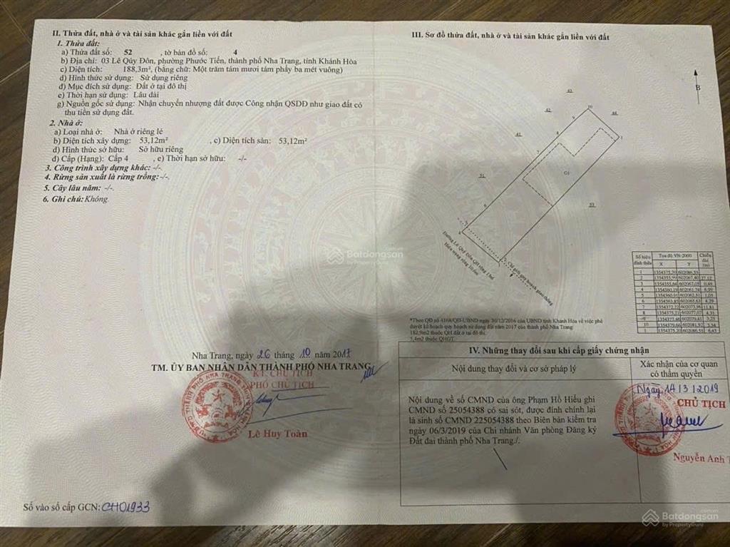 Bán nhà đẹp mặt tiền đường lê quý đôn  p. nha trang  giá 36 tỷ