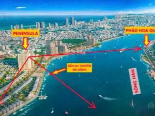 Peninsula căn 2 ngủ, 62,7m2 tầng 12 view sông, pháo hoa tuyệt đẹp. hỗ trợ vay ân hạn gốc lãi 0%